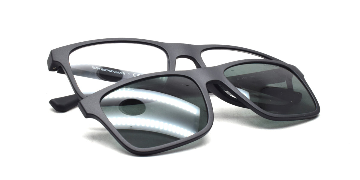 Armani glasses clip on on sale